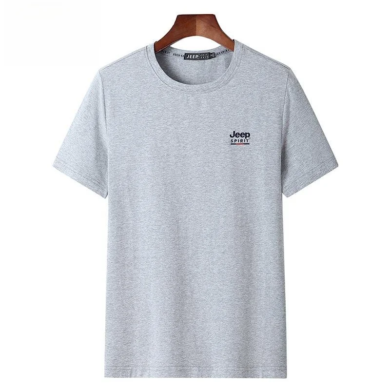 

Men's Summer Short Sleeve T-Shirt Casual Thin round Neck Half Sleeve Body Shirt New Style Comfortable Warm Pure Color Top