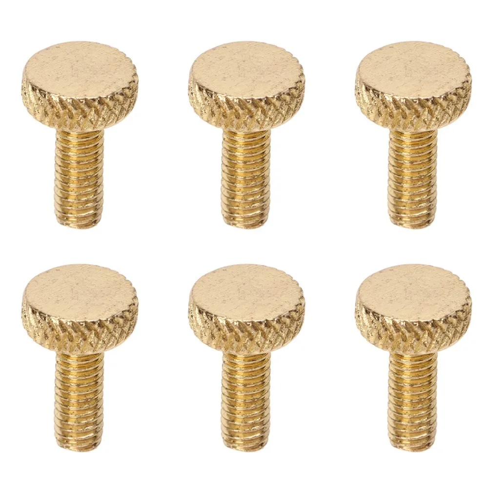 6pcs Metal ​Tremolo Bridge Fine Tuning Screw​​Tremolo Bridge String Locking Screw​ ​Electric Guitar Fine Tuning Screw​