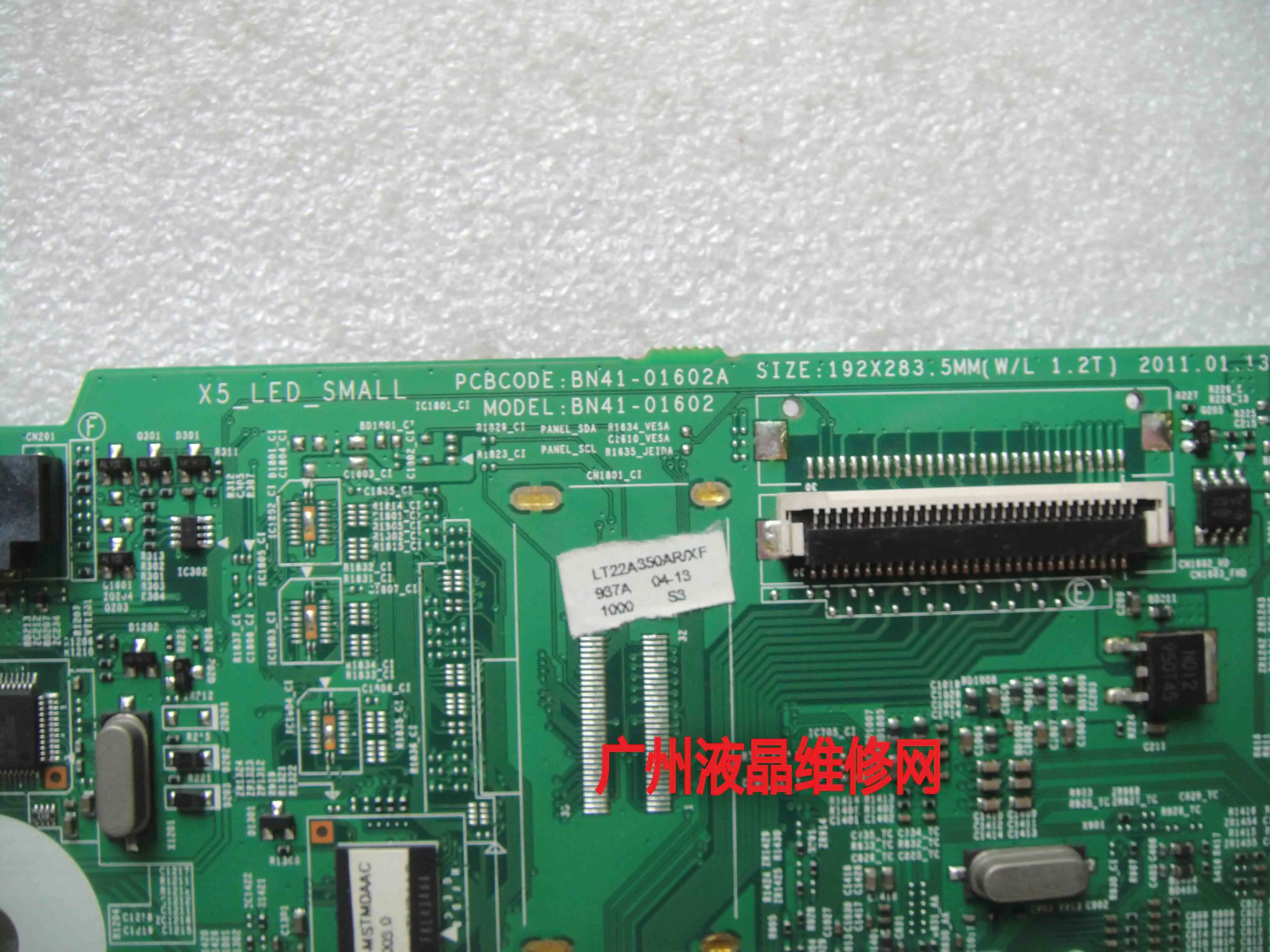 TV Motherboard para LCD Driver, T22A350, LT22A350AR, XF, BN41-01602A