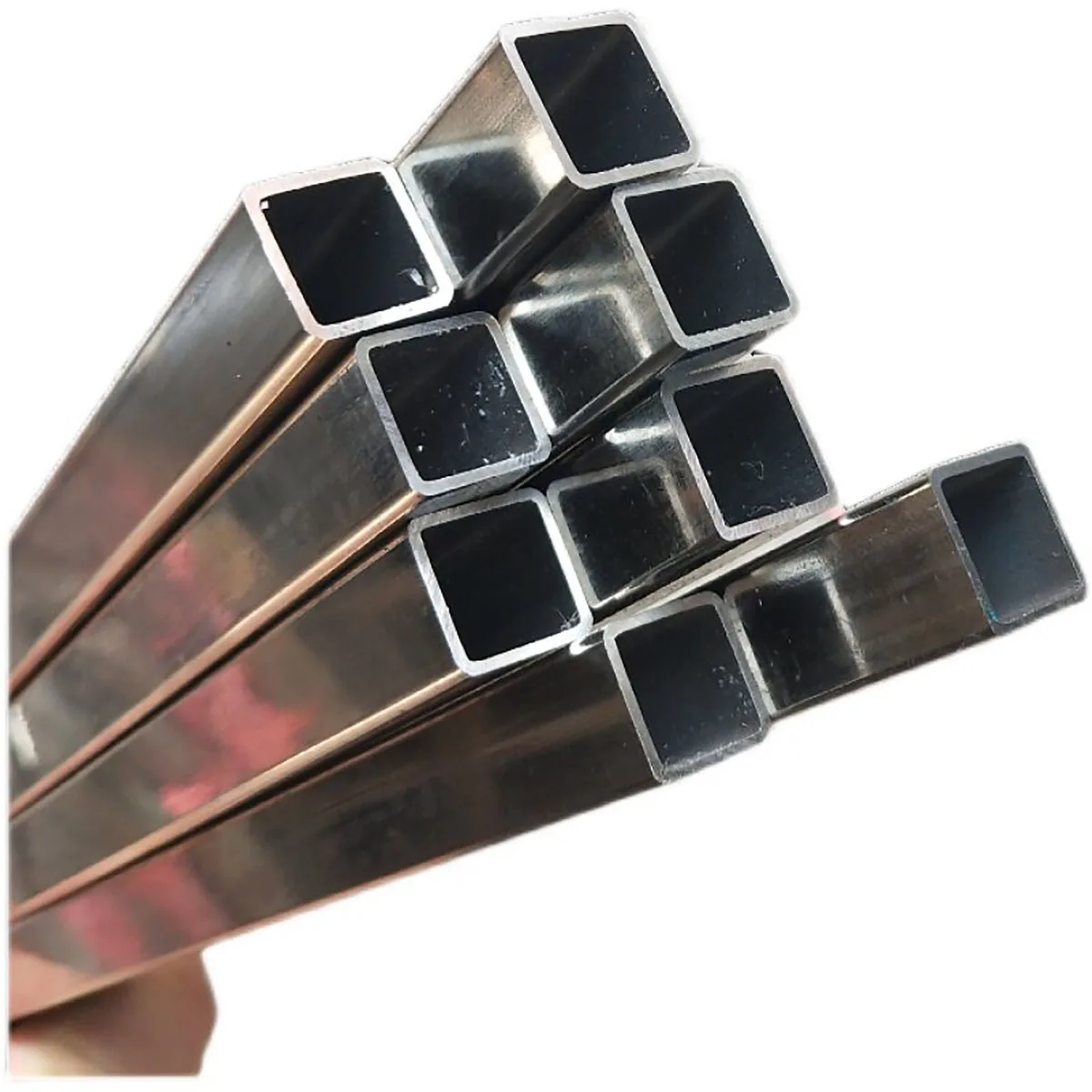 304 Stainless Steel Square Rectangular Tube 1.7-6mm Wall Custom Cut & Drill