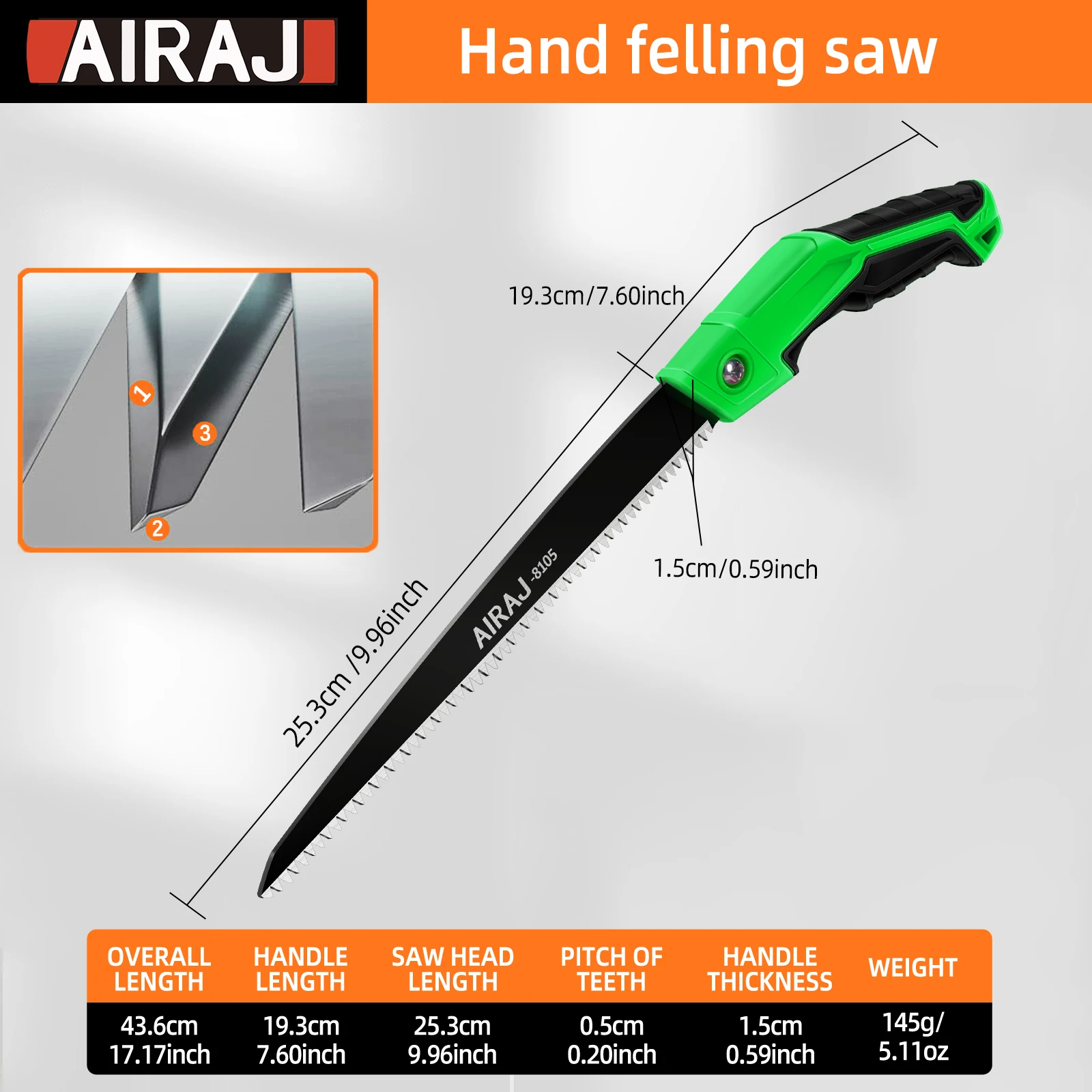AIRAJ Manual Wood Saw Carpentry Tools Japanese Towing Saw Garden Tools  Toughbuilt Hand Tools and Saw Palmetto Manual Wood saw image 3