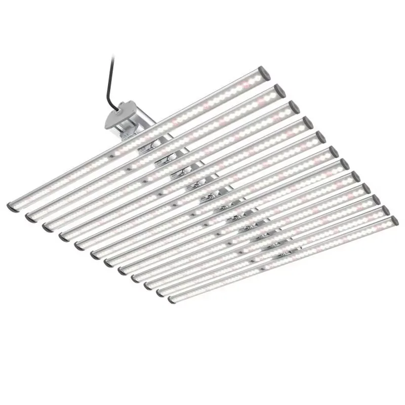 

White 660nm Red LED Grow Light 720W Folding Commercial Plant Grow Lamp Bar Fixture Spydr 2p Aluminum Body Spectrum Colour