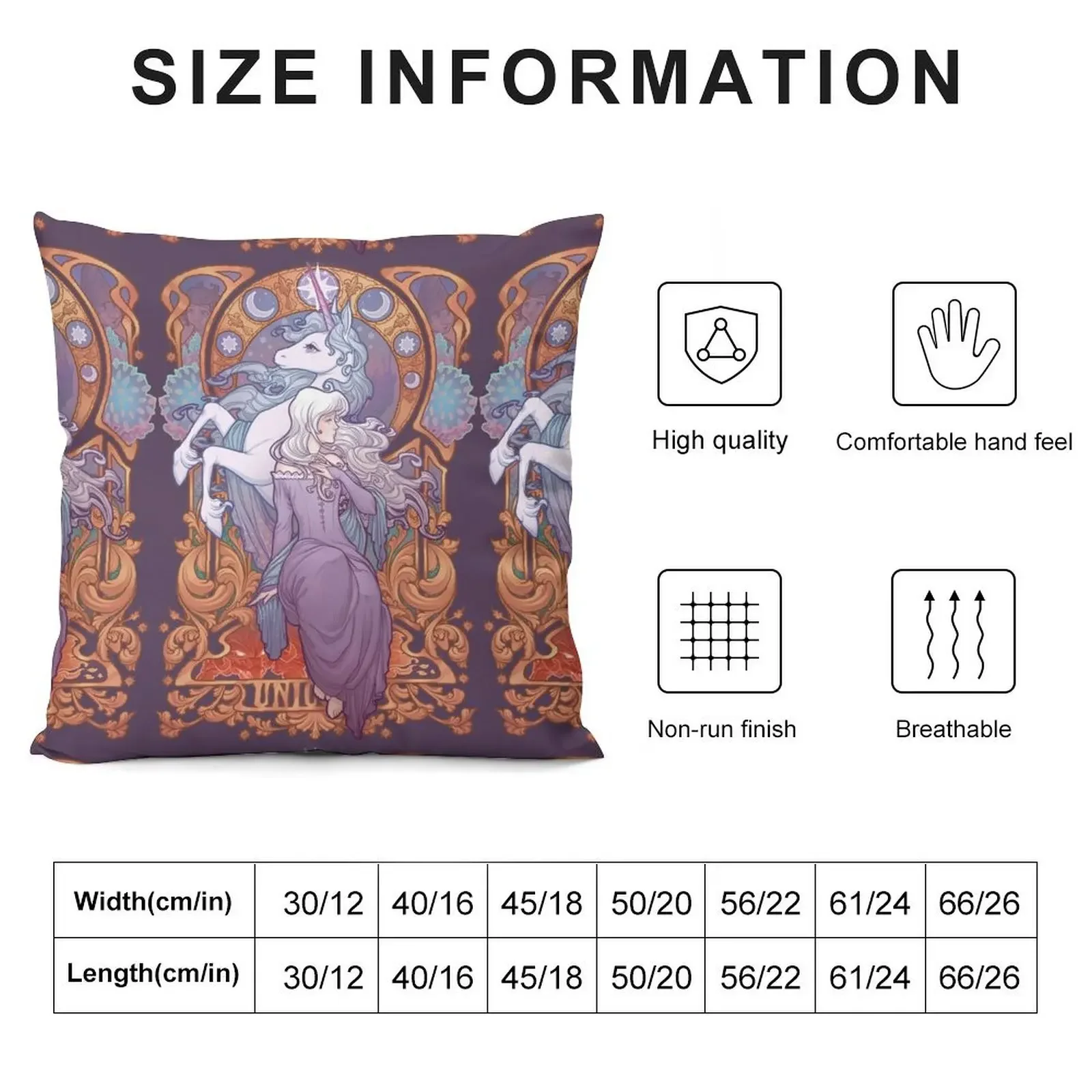 Lady Amalthea - The Last Unicorn Throw Pillow Decorative pillowcase Christmas Pillow Cases Sofa Cushions pillow