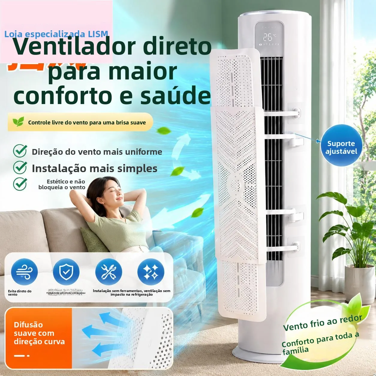 extended-length-standing-air-conditioner-windshield-home-use-cylinder-cabinet-universal-cold-air-direct-blow-prevention-winds