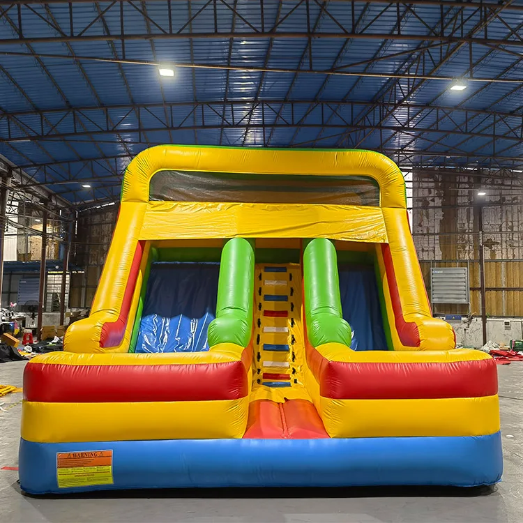 Outdoor Kids Water Park Big Classic Jumpers Bouncers Slides Inflatable Castle With Slide For Sale