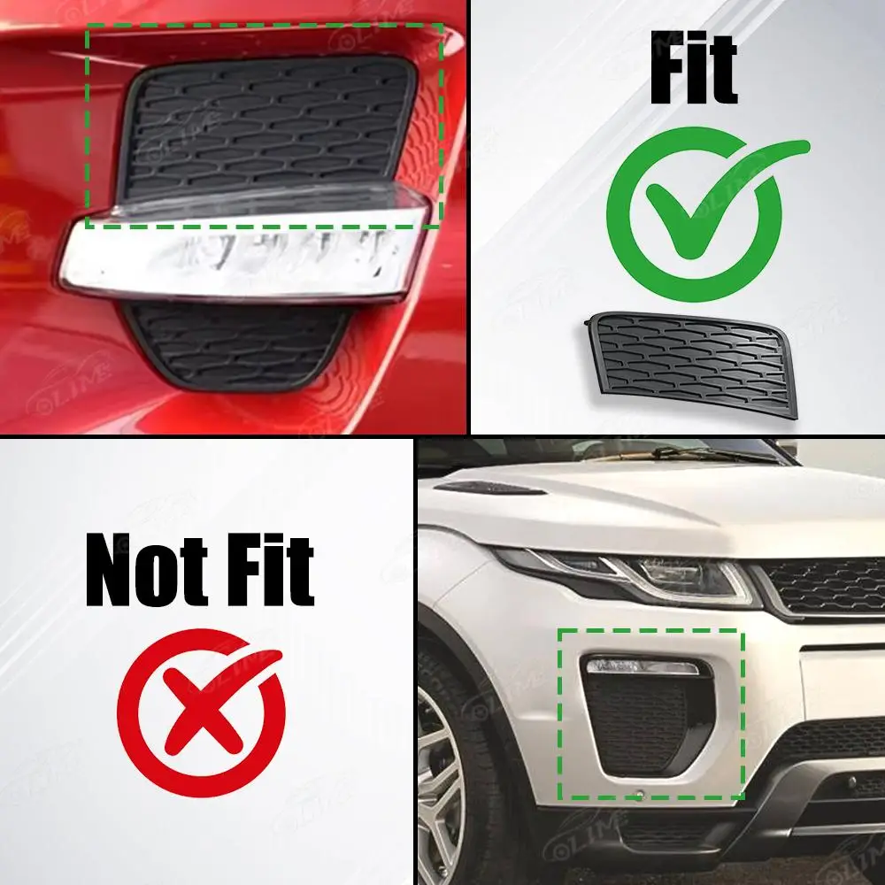 Fit For Land Range Rover Evoque L538 2012-2017 NEW Front Bumper Fog Light Trim Headlight Trim Accessories Car Accessories
