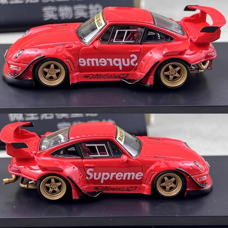 StarModel Bilancia 1/64 Porsche RWB 993 GT Giocattolo In Lega Veicolo A Motore Pressofuso In Metallo Modello Regali