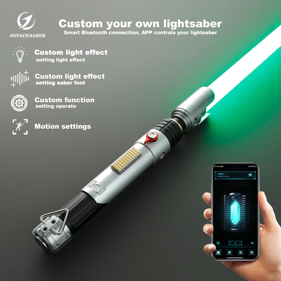 Sabine Wren Lightsaber Pixel Light Saber Metal Handle Neopixel Laser Sword Heavy Dueling Cosplay Xenopixel Sabers Toy JoyaceSabe