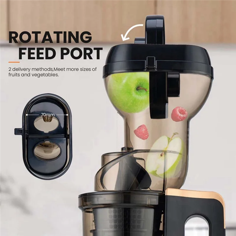 Promotion!1 PCS Feed Cover Pusher Plastic Juicer Entrance Juicer Entrance 360° Rotating Entrance For B03B B05B B01B Accessories