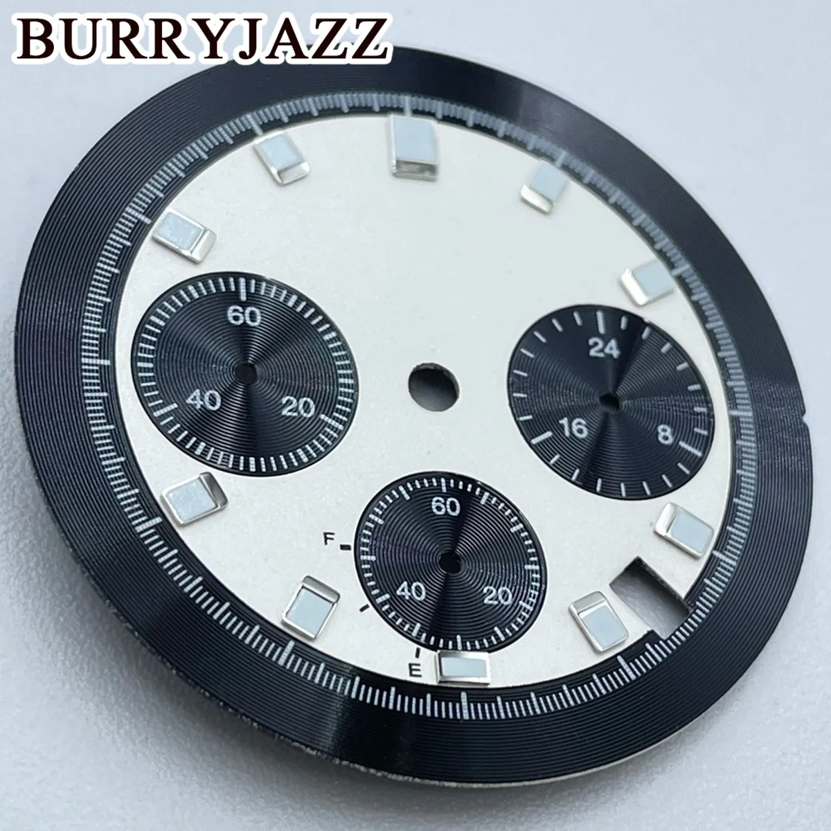 BURRYJAZZ 32,5 мм, 6-стрелочный зеленый светящийся циферблат, используемый для кварцевого механизма VK63 VK63A, индикатор синхронизации, аксессуары для модификации часов