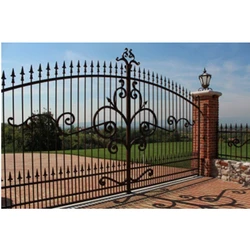 Best Welcome Fashion Small Iron Gate Iron Pipe Gate Design Wrought Iron Gate