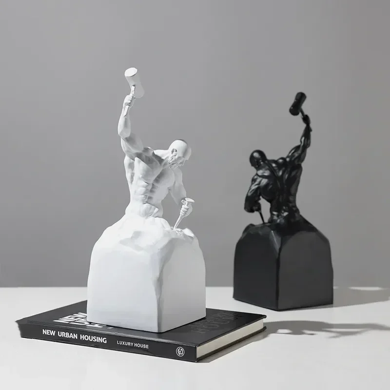 

Modern Art Figure Sculptures, Home Decor, Living Room, Carving, Inspiring Soft Decoration, Self Sculpting Figure Sculptures