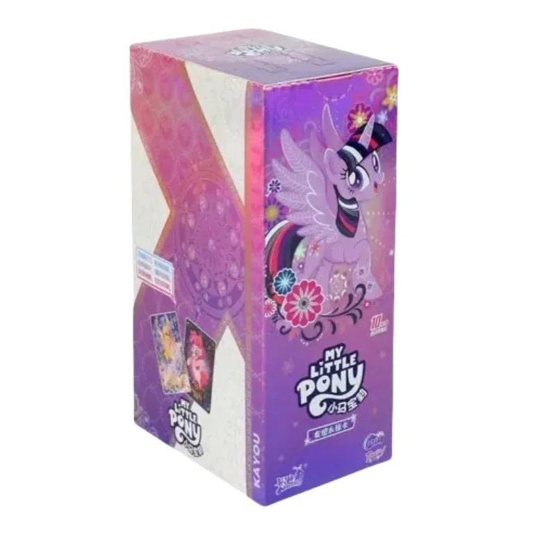 KAYOU Echte Nieuwe My Little Pony Vriendschap Eeuwige Ster Tas 2 Ritme Maan AR Vergulde Decoratie OF Collectie Kaart Cadeau