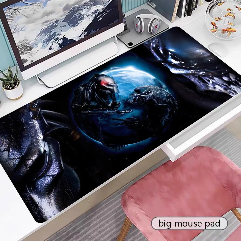 

Коврик для мыши Alien Vs Predator, коврик для клавиатуры и мыши для геймеров, резиновый коврик для мыши с рисунком, большой коврик для мыши для ноутбука, компьютера, ПК