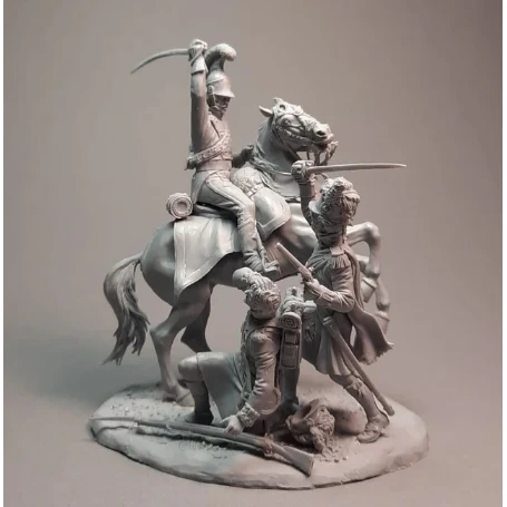 

54mm Resin Model Figure GK， Unassembled and unpainted kit