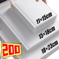 200/10PCS Bubble Envelopes Bag White Foam Shipping Bags Waterproof Self Seal Packing Pouch Home Storage Organizer Wholesale