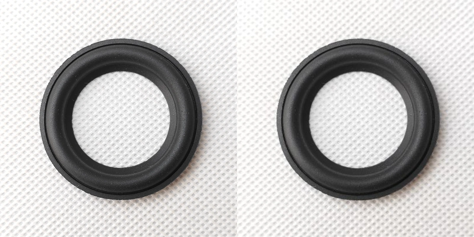 2Pcs 1.5 Inch 41mm Speaker Rubber Surround Wide Side Speaker Repair Parts Folding Edge diy For Tmall Genie X1 Smart Speaker