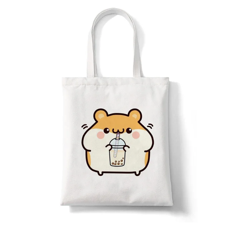 Cute Guinea Pig Women Shopper Shopping Bag Bolsa Bag Shopping Handbag Bag Tote Reusable Ecobag Cabas Bags for Women