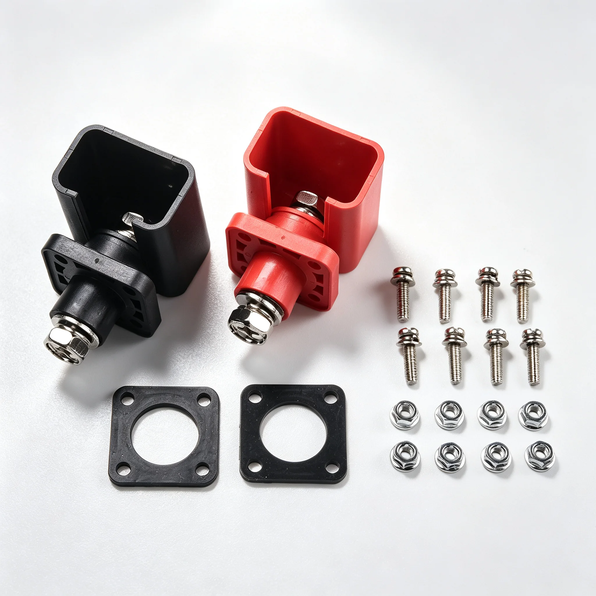2pcs 200A High Current Energy Storage Terminal Connector Terminal Block Wall-mounted Electrical Equipment Parts