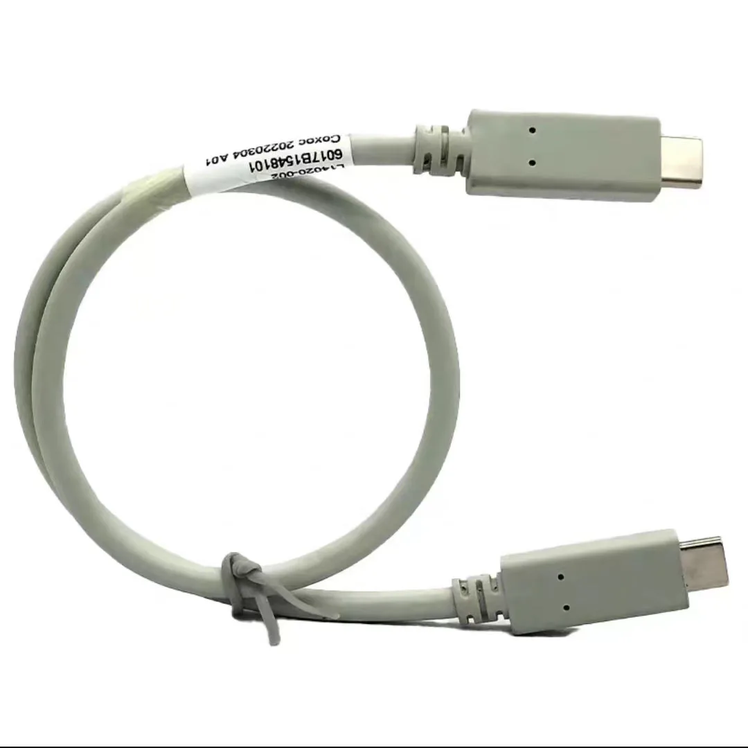 Original HP USB3.2 GEN1 USB C to USB C White 40cm Charging Cable L14020-002 100W 20G Type C Data Cable for HP Mobile Hard Drive