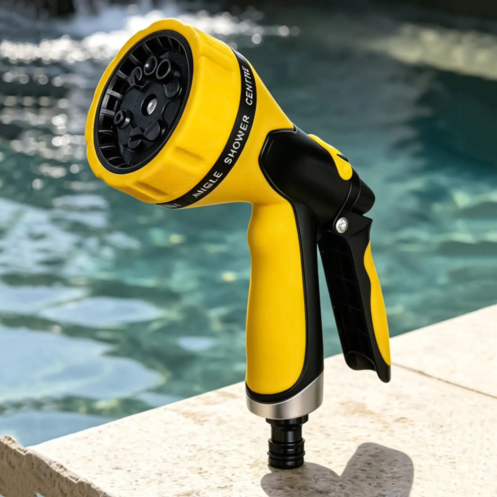 

10 Pattern Water Hose Nozzle Heavy Duty Sprinkler Sprayer Adjustable High Pressure Gun For Outdoor House Washing, Patio Lawn