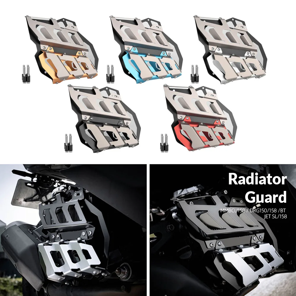 

For SYM Mmbcu158 DRG158 drg 150 JET SL jetsl Motorcycle Radiator Guard Grille Cover Combat Style Protection Accessories