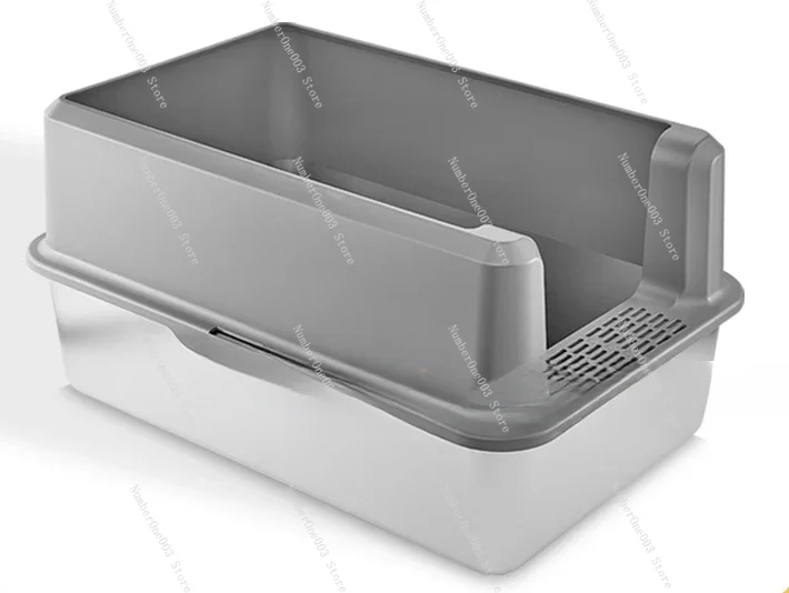 

The Stainless Steel Cat Toilet with A Super Large Cat Litter Box Is Splash Proof. Maine Cats Can Be Thickened Without Scratches.