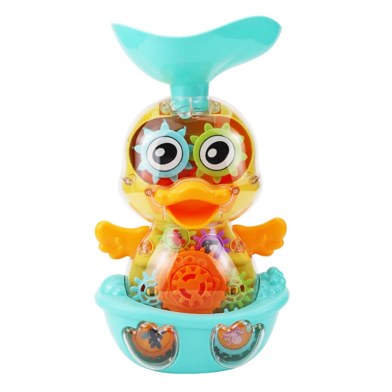 Baby Bath Toys For Kids Water Spray Duck Sucker Shower Swimming Pool Water Toys Shower Bath Toys for Baby Toddlers Bathtub Toys