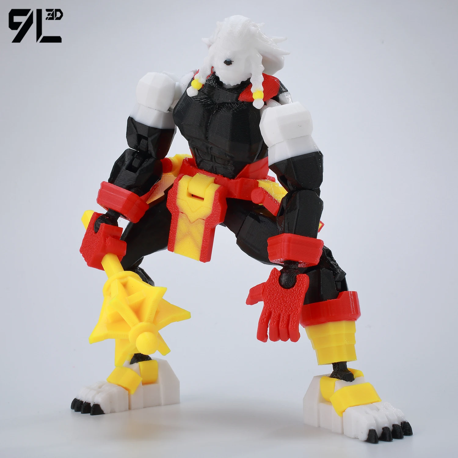 ​9L3D T13 Hero Invincible Boy Battle Roar Pose Berserk Figure LUCKY13 3D Printed Dummy13 Full Movable Collectible Toy Titan13​