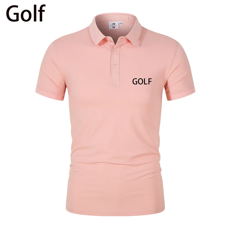 Golf Polo Shirt Summer New Men's and Women's High-Qualit Polo Collar Casual Business Short Sleeved Fashion Outdoor Sports Golf