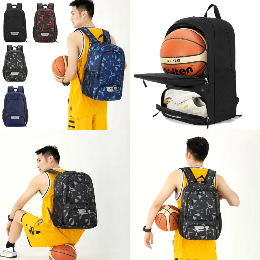 

【New style】Basketball backpack women's training arena travel sports backpack students 'schoolbag men's shoe storage independent