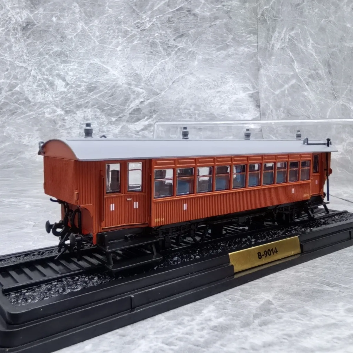 Atlas 1:87 H0 World Electric B9014 Train Track Trolley Electric Vehicle Simulation Model Collection