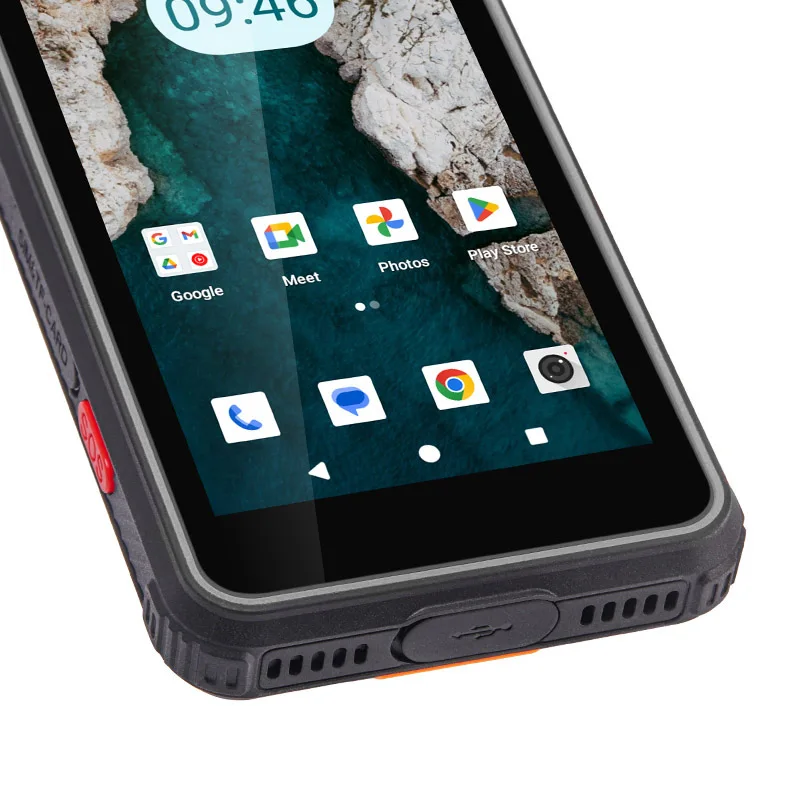 UNIWA R4 PLUS 4G Android Phone 4GB RAM+64GB ROM 4Inch NFC Smartphone Night Vision Camera 3000mAh Waterproof Mini Phone OTG PTT