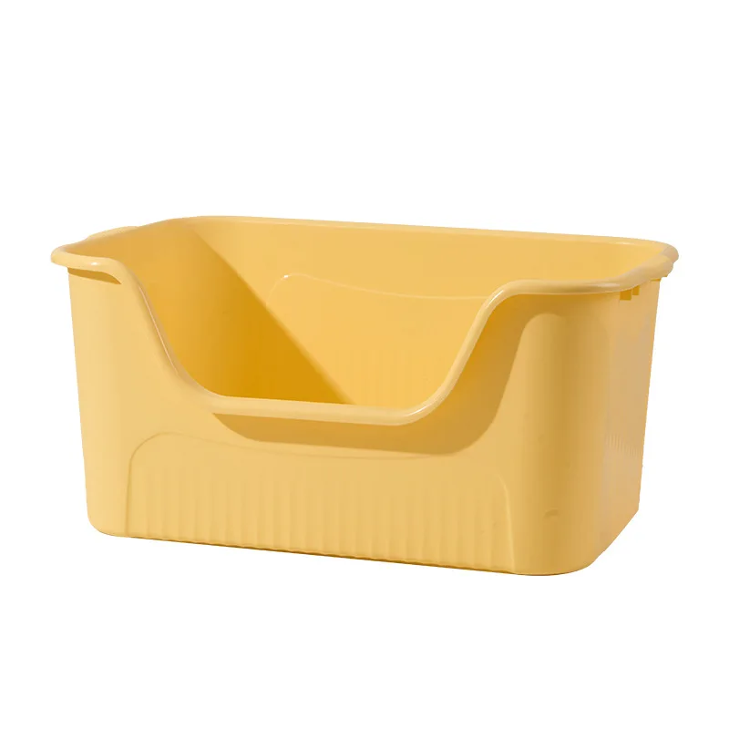 

Cat Litter Box, Toilet Heightened Anti-splash Open Type Extra-large Litter Box, Maine Coon Ragdoll Supplies