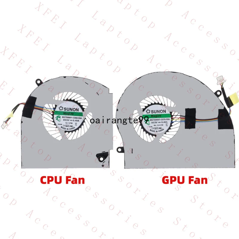 

D New for Dell Alienware 17 R4 17 R5 ALW17C CPU + GPU Cooling Fan MG75090V1-C060-S9A
