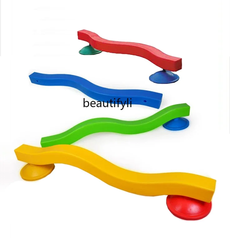 

S-type balance beam sensory integration training equipment left and right single bridge vestibule early education outdoor toys