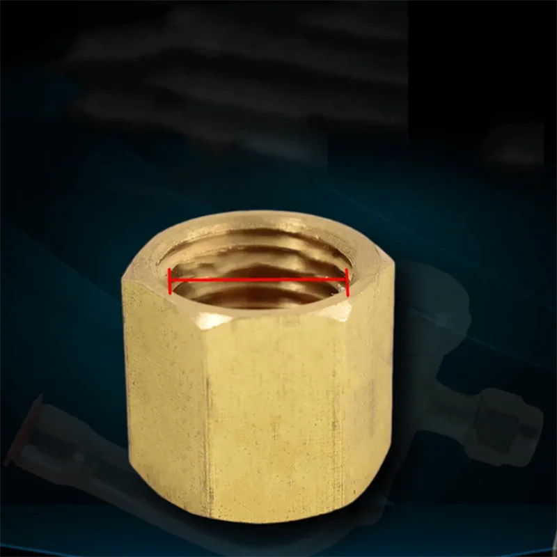 Picture 3: 9.8/ 11/ 15/ 17/21/ 24.5mm Copper Screw Cap Air Conditioner External Unit Valve Cap Conditioner Shut-off Valve Cap Threaded Plug