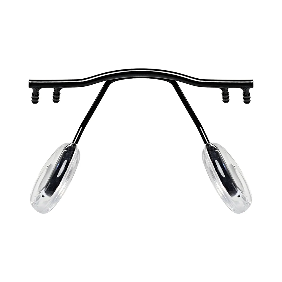 Stainless Steel Rimless Frame Eyewear Bridge Replacement with Nose Pad - Retail Quality Nose Bridges for Optical Glasses fast