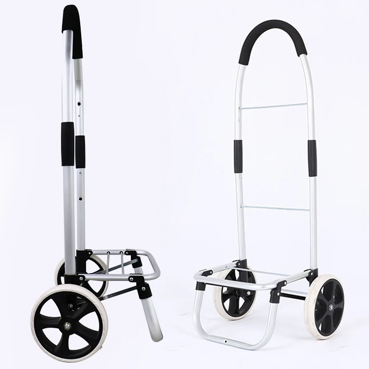 New Shopping Trolley Bag Portable Market Trolley Carts Shopping Bag Shop Trolley With Wheels Carton Plastic Folding