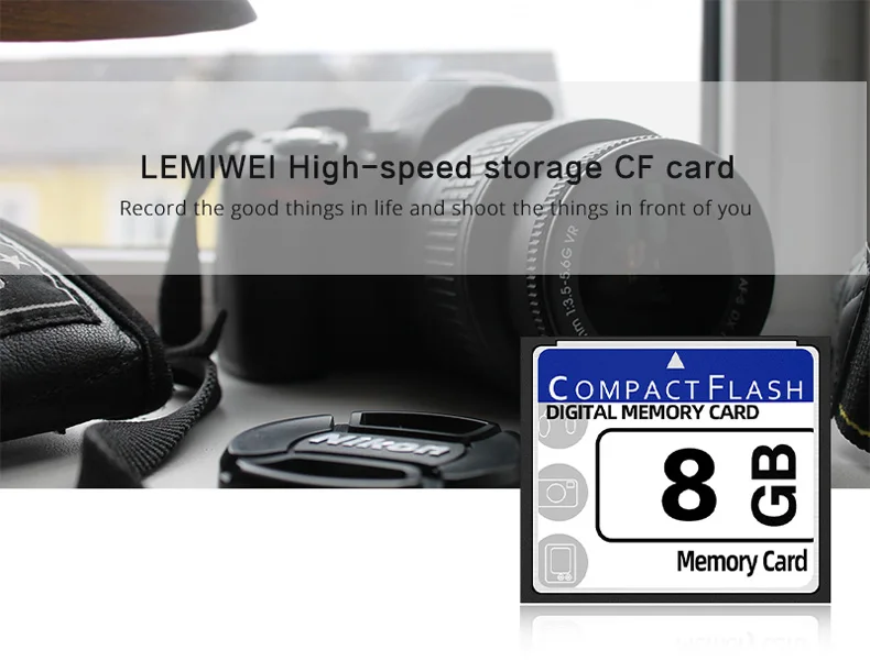 100 % Original-Lemiwei-Speicherkarte mit echter Kapazität, 64 GB CF-Karte, 32 GB, 8 GB, 16 GB, Compact-Flash-Karte für Kamera und Computer – Detail 1