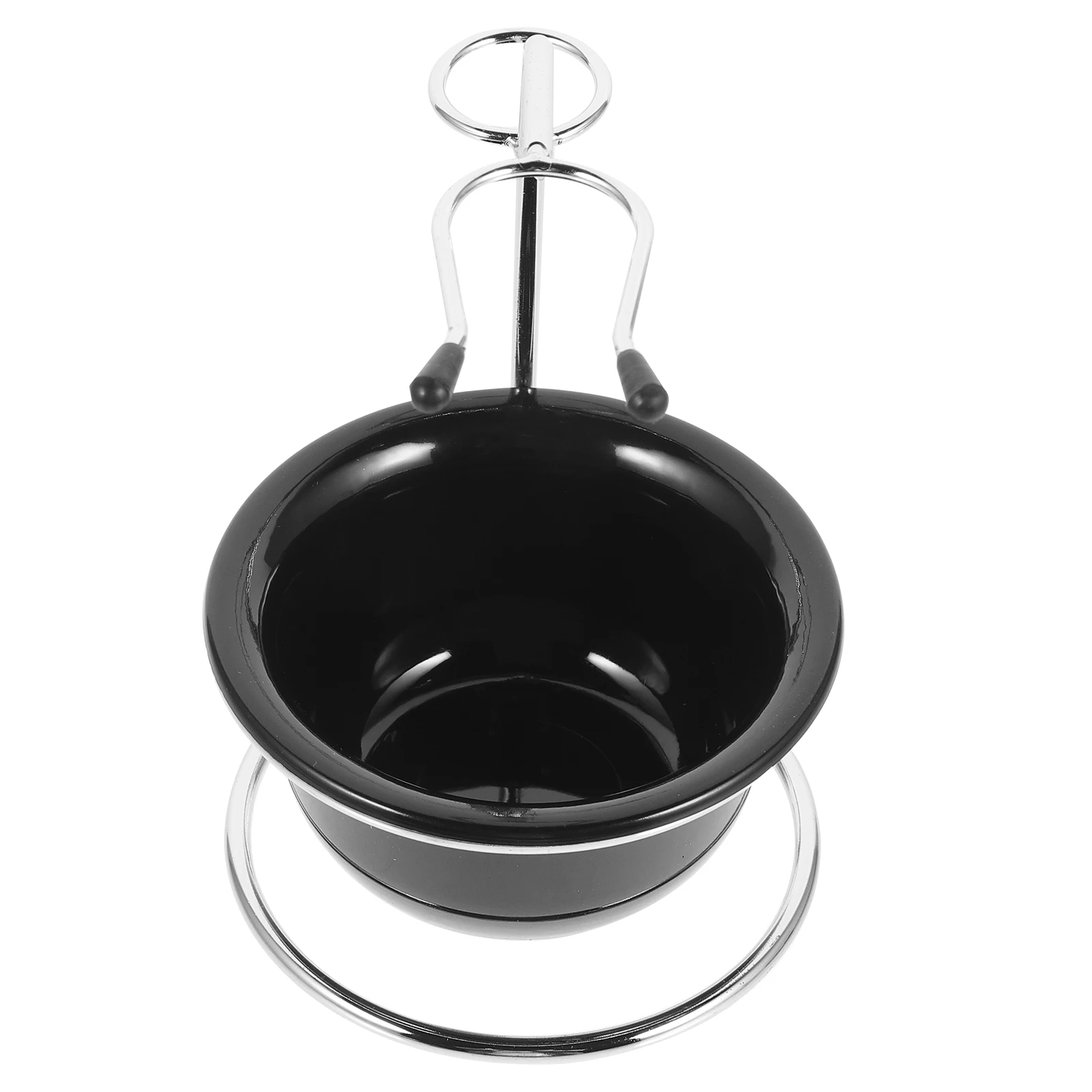 

Hujia Bowl Set Shaving Razor Brush Stand Sleek Cup Flat Bottom Holder Stable Accessory Corrosion Resistant Durable Smooth Edges