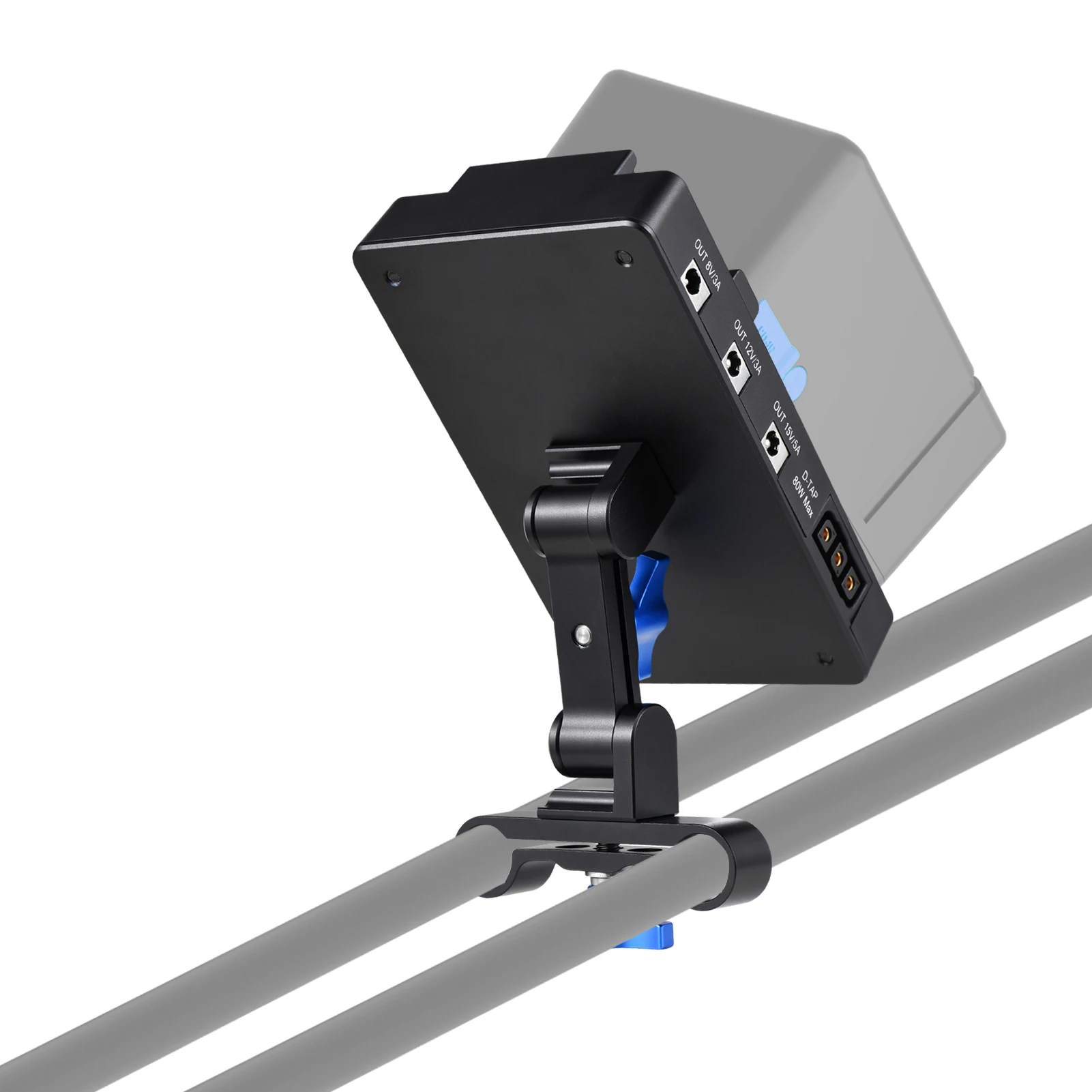 Andoer V Mount Battery Plate V Lock Battery Adapter 65W PD Fast Charging DC Outputs D-Tap Output for Canon Sony DSLR Camera