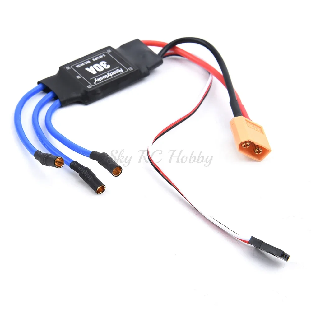 30A ESC 2-4S ESC Electronic Speed Controller with 5V / 2A BEC Soldered with XT60 Plug For F450 X500 Quadcopter Multicopter