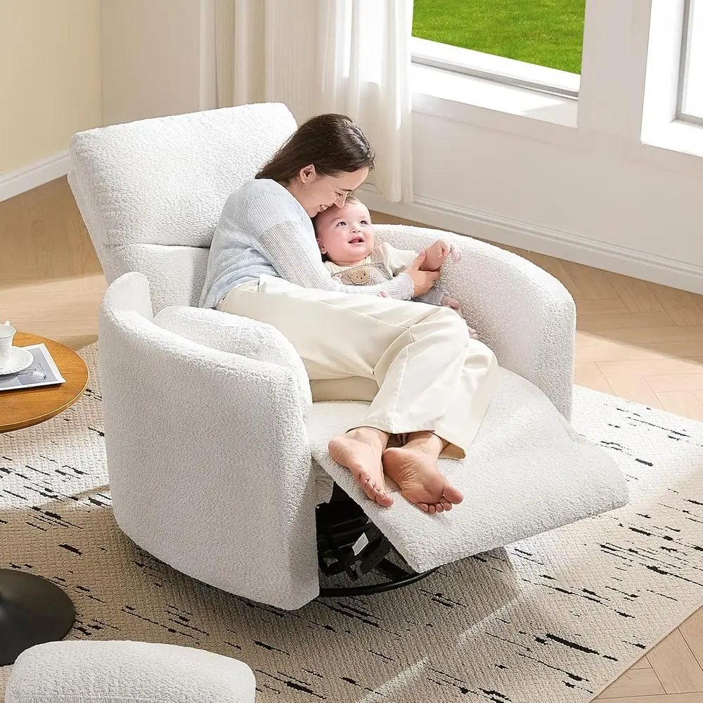Rocking Chair Nursery - Elektryczny fotel rozkładany do pokoju dziecięcego