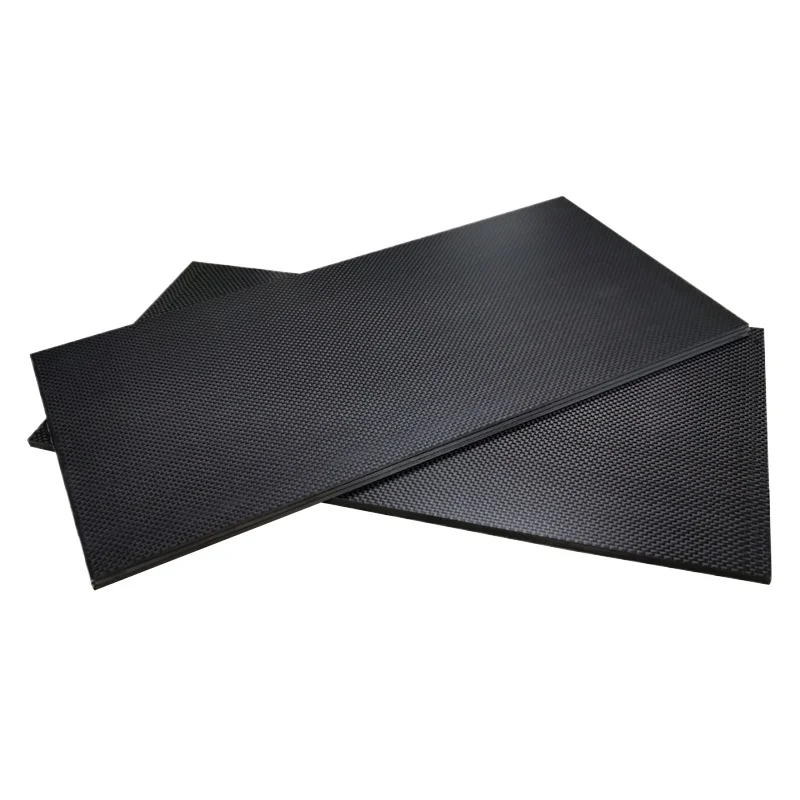 0.5-6MM 125X75 mm 3K plain Matte glossy  Carbon Plate Panel Sheets High Composite Hardness Material Anti-UV Carbon Fiber Board