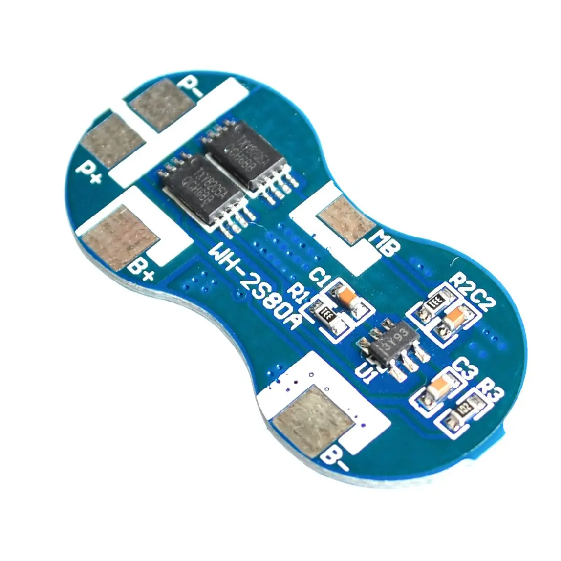 2S Li-ion 18650 Lithium Battery Charger Protection Board 7.4V Overcurrent Overcharge / Overdischarge Protection 4A 2 Series BMS