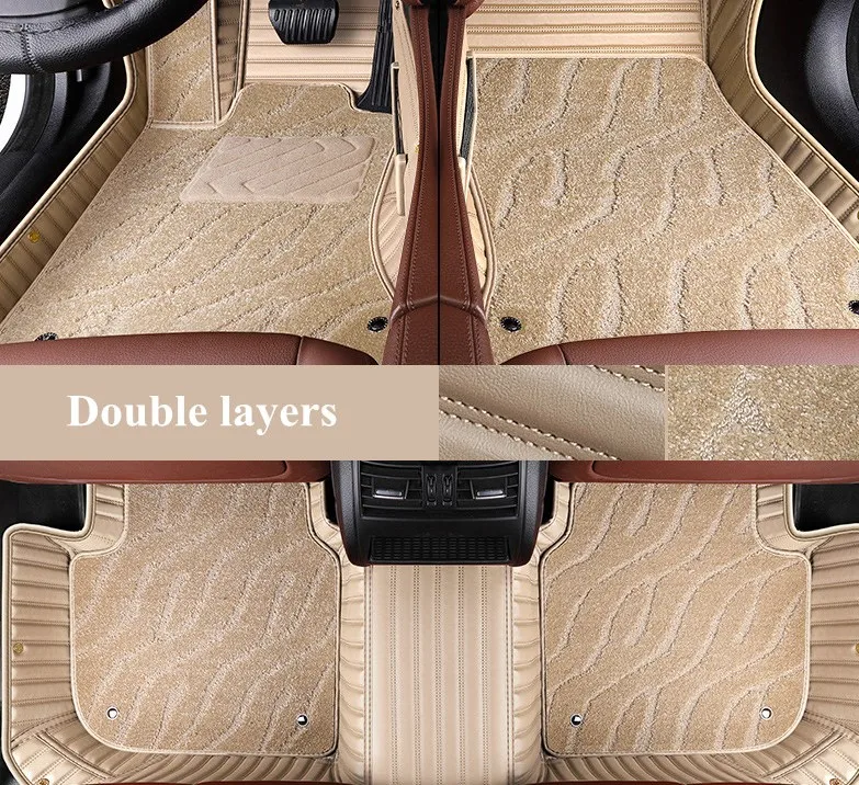 

Лучшее качество! Специальные автомобильные коврики на заказ для Mercedes Benz GLA 200 2025-2020, прочные двухслойные ковры для GLA200 2024