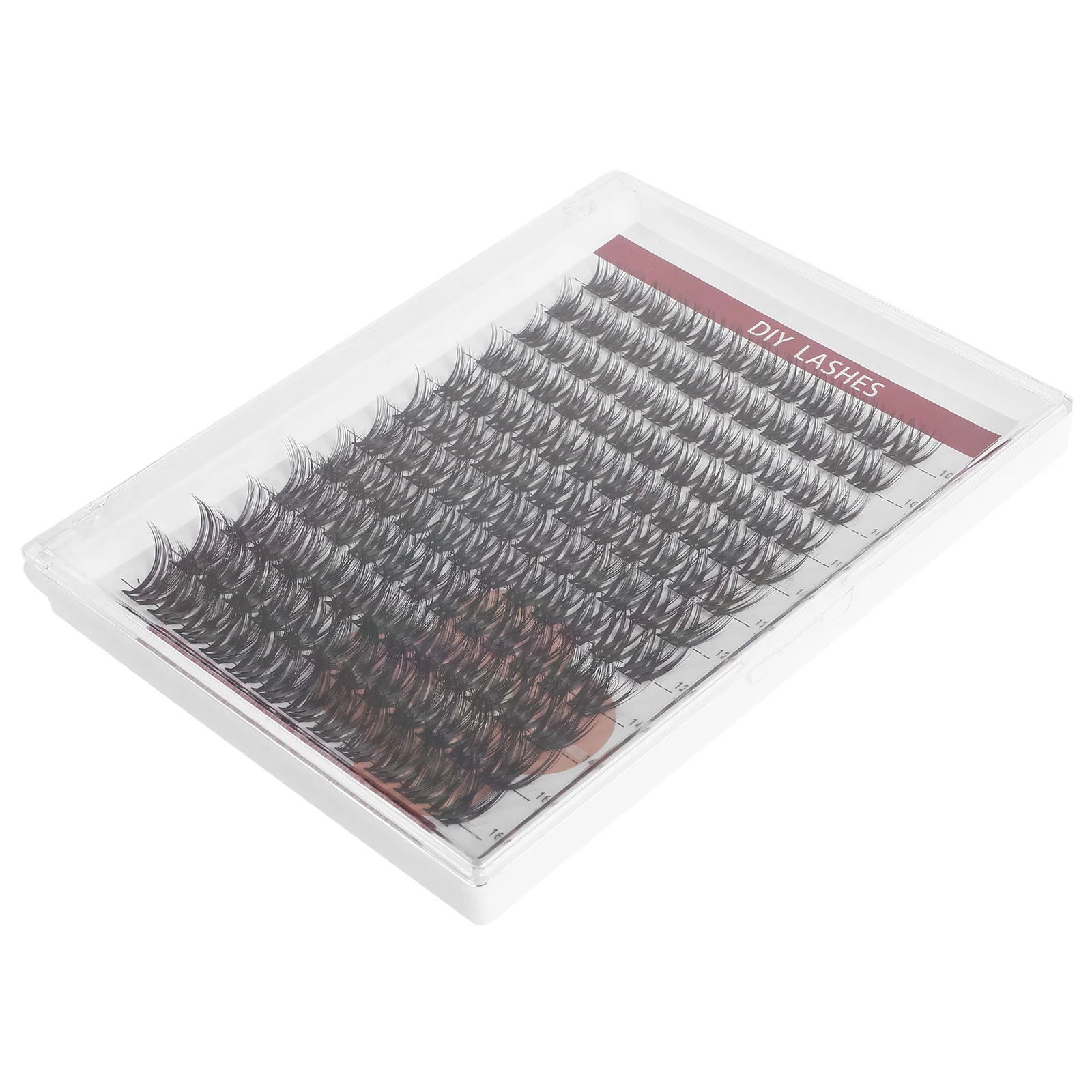 Kit ciglia finte Ciglia a grappolo Estensioni fai-da-te Aspetto naturale Riccioli di varie lunghezze Kit di strumenti portatili Applicazione facile