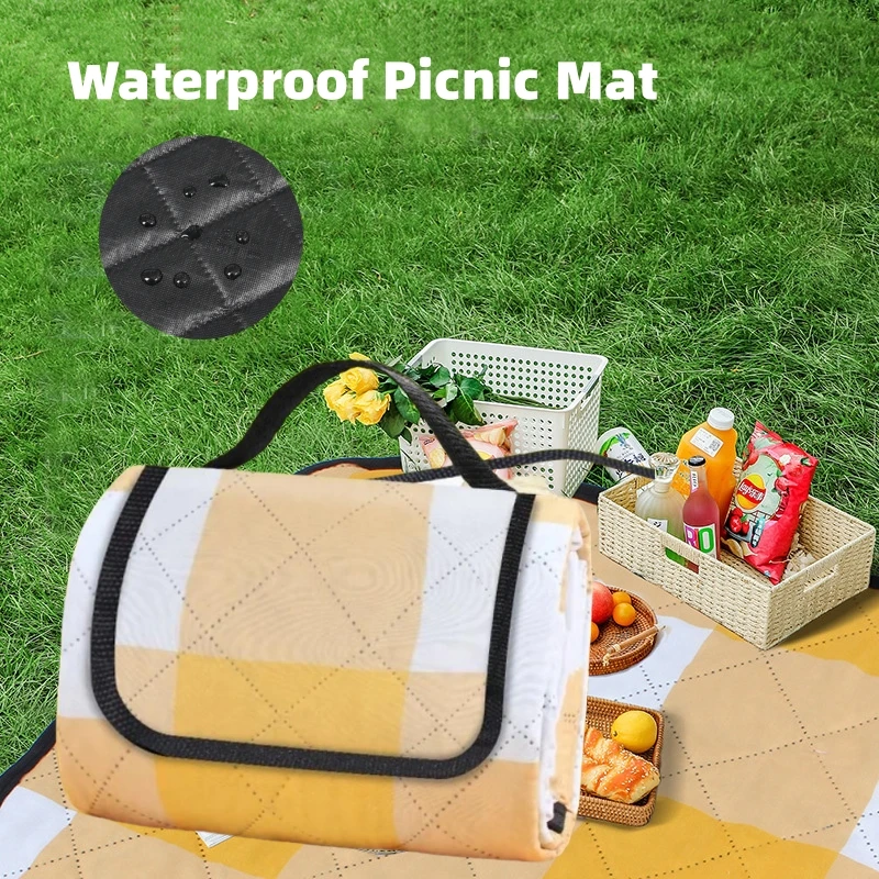 

Waterproof Picnic Mat, Outdoor Sleeping Pad, Thickened Beach Blanket, Camping Tent and Grassland Mat, Ultrasonic Technology