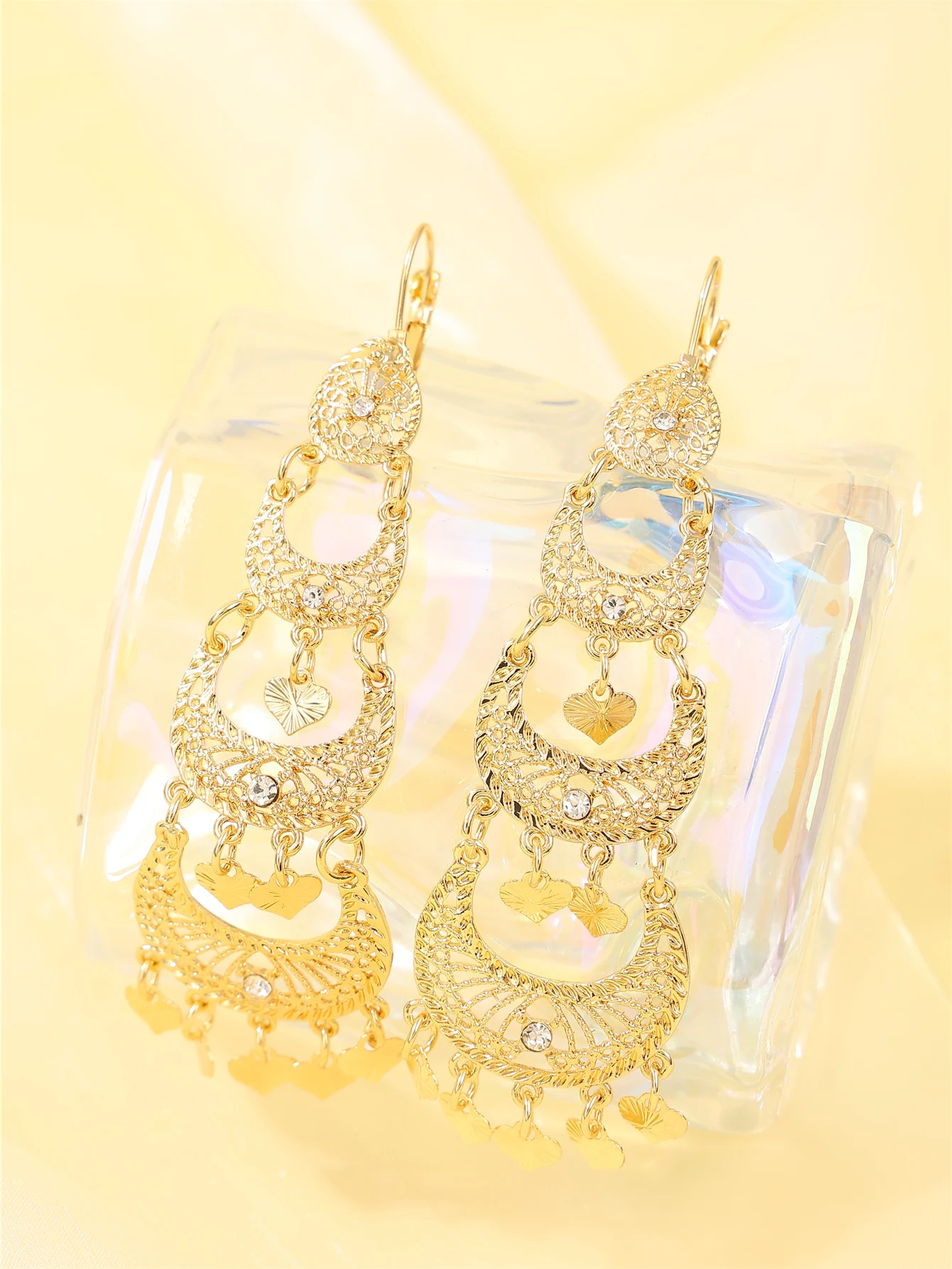 Algerian ladies' retro earrings Moroccan bridal wedding party accessory earrings ladies' festival performance decorative earring